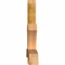 Ekena Millwork Davenport Rough Sawn Timber Gable Bracket, Western Red Cedar, 108"W x 45"H x 6"D x 6"F, 10/12 Pitch GBW108X45X0606DAV00RWR - alternate 4